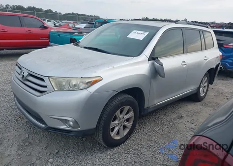 2013 Toyota Highlander Se V6 из США, поврежденный, VIN 5TDZK3EH0DS101396